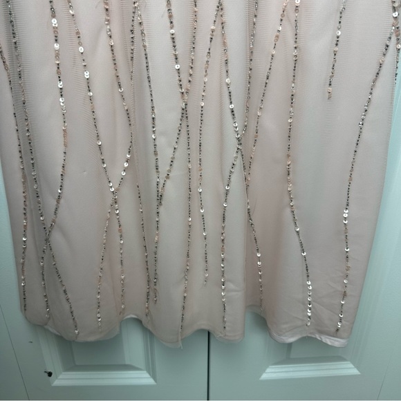 BHLDN ADRIANNA PAPELL BROOKLYN DRESS BLUSH SIZE 2 - Picture 14 of 16